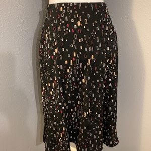 Liz Claiborne Multi Color Flared Skirt